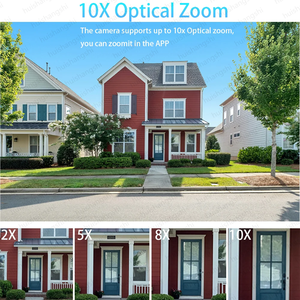 กล้องวงจรปิด V380 พลังงานแสงอาทิตย์ สำหรับภายนอกอาคาร ไร้สาย WiFi/4G ความละเอียด 15MP เลนส์ 3 PTZ ตรวจจับมนุษย์ ระบบรักษาความปลอดภัย กันน้ำระดับ IP66 - Product Image 4