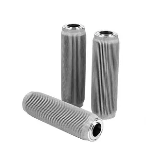 LIANDA 316L stainless steel CODE 7 226 bayonet fin end fitting sintered mesh filter cartridge for air filter machine