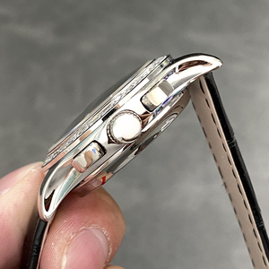 นาฬิกาธุรกิจหรูระดับ 5A พร้อมปฏิทินรายปี ระบบอัตโนมัติ ตัวเรือนสแตนเลส หน้าปัดสีเทา เหมาะสำหรับการเจรจาทางการ - Product Image 4