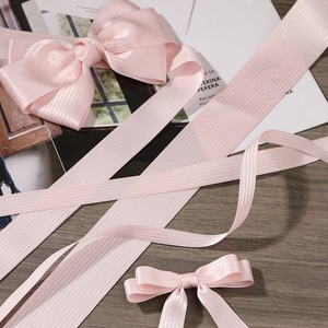 Ruban rayé double face brillant fait main pour accessoires de <span class=keywords><strong>cheveux</strong></span> Lolita <span class=keywords><strong>Charlotte</strong></span>, nœuds, cadeaux pour poupées, fabriqué en Chine, emballage en rouleau - Product Image 4