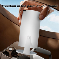 Mini projecteur portable 150 lumens ANSI, résolution native 1280x720P HD, système d'exploitation Android 11, haut-parleur intégré, support pivotant pour chambre à coucher