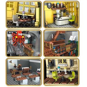 Moule <span class=keywords><strong>King</strong></span> 16040 Stree View Series Building Block Toys 3468Pcs Magic Book Store Model Building Block Set - Product Image 6