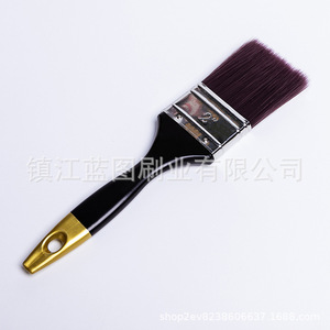 Paintbrush <b>Pet</b> Abrasive Fiber 10-14mm Plastic Handle Wine Red Black For Painting <b>Brushing</b> Cleaning - Product Image 5