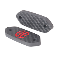 Nouveau rétroviseur en Fiber de carbone pour KAWASAKI ZX25R ZX4R ZX6R NINJA400R 500R 650R bloc hors plaques de Base couverture emballage en boîte