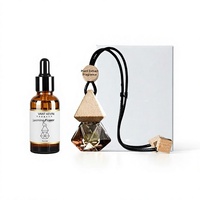 Diffuseur de parfum pour voiture TikTok-Hit ; Diffuseur en bois infusé aux huiles essentielles, antibactérien, parfum pour l'intérieur de la voiture, directement de l'usine
