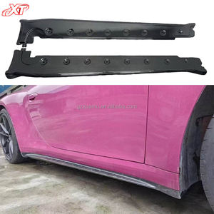 Alerón de Fibra de Carbono Seca Estilo GT3 para <span class=keywords><strong>Porsche</strong></span> <span class=keywords><strong>Carrera</strong></span> <span class=keywords><strong>911</strong></span> 992, Faldones Laterales, Kit de Carrocería - Product Image 1