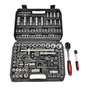 108PCS Hand <strong>Tools</strong> <strong>Mechanic</strong> <strong>Tool</strong> <strong>Set</strong> Socket Ratchet Wrench Universal Joint Kit <strong>Tool</strong> Kit with Toolbox - Product Image 1
