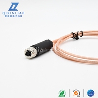 Câble coaxial RG179 de 500 mm de longueur, avec connecteur M8 femelle 3 broches vers BNC femelle