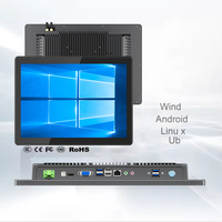 PC industriel tout-en-un avec écran tactile 10 points de 12,1 pouces, résolution 1920x1080, écran LCD, système d'exploitation et boîtier mini PC pour l'informatique de pointe