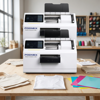 Imprimante numérique jet d'encre UV CMYK automatique tout-en-un PodNEX A3 DX7 nouvelle génération, 2400 DPI, pour coques de téléphone/AirPods en plastique, Android