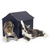 Maison d'escalade pour chat d'intérieur durable avec coussin à gratter Cadeau parfait pour les chats en papier recyclable Jouet pour chat écologique