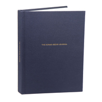 Échantillon personnalisé gratuit, couverture rigide en tissu de lin rose pour carnet de notes