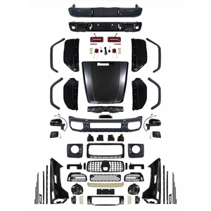 Kit de cuerpo para <span class=keywords><strong>Mercedes</strong></span> <span class=keywords><strong>benz</strong></span> Clase G W463 2004-2018 actualización a <span class=keywords><strong>2022</strong></span> <span class=keywords><strong>G63</strong></span> <span class=keywords><strong>AMG</strong></span> W464 modelo facelift parachoques del coche - Product Image 1