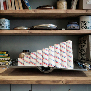 Mini pennello a <span class=keywords><strong>rullo</strong></span> in poliestere personalizzabile da 4 pollici per la pittura ad angolo da parete a casa-strumenti OEM - Product Image 4