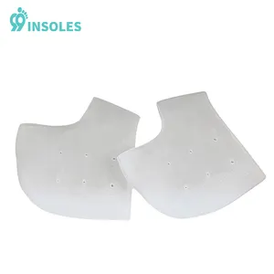 Copas de tacón transpirables para fascitis Plantar, almohadillas para el talón, cojín para el dolor, secado, agrietado