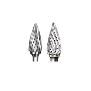 G0618m06 đơn cắt đồng brazed hình vòng cung Tungsten <span class=keywords><strong>Carbide</strong></span> Rotary Burrs tập tin cho mài deburring cắt - Product Image 1