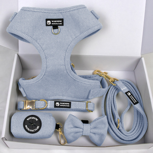 Conjunto Personalizado de Arnés, Correa y Collar de Tweed <span class=keywords><strong>para</strong></span> Perro Antitirones con Logo Personalizado <span class=keywords><strong>para</strong></span> <span class=keywords><strong>Boutique</strong></span> de Lujo <span class=keywords><strong>para</strong></span> Mascotas de Fabricantes Mayoristas - Product Image 1