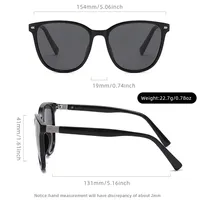 Lunettes de soleil polarisées carrées œil-de-chat de luxe pour femme, protection UV400, style oversize, pour la conduite, élégantes et décontractées au quotidien