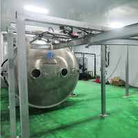 Machine de lyophilisation industrielle pour aliments, en acier inoxydable, équipement de séchage par congélation sous vide