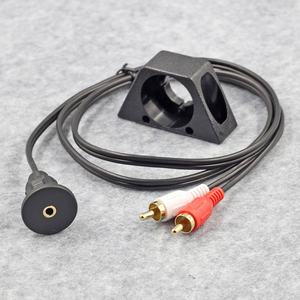 <span class=keywords><strong>สาย</strong></span>เครื่องเสียงติดรถยนต์พร้อมแจ็ค<span class=keywords><strong>3.5</strong></span>มม. ไปยังพอร์ต <span class=keywords><strong>AUX</strong></span> แบบสแน็ปอิน<span class=keywords><strong>2</strong></span> RCA - Product Image 4