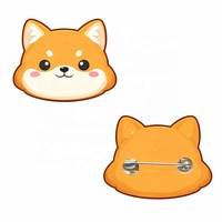 Broche personnalisée en forme d'animal en peluche, breloques décoratives pour vêtements et sacs, accessoires décoratifs, fabricant de peluches sur mesure