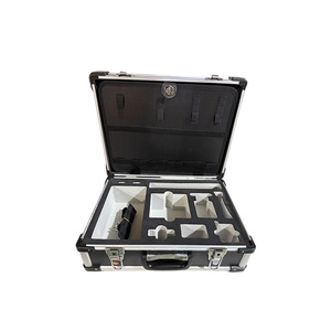 Boîte à outils en alliage d'aluminium 50x30x25 cm, étanche, antichoc, à couvercle rabattable, monocouche, portable, 7-9 compartiments, capacité jusqu'à 30l - Product Image 3