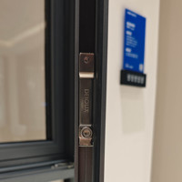 Fenêtre à battant Deioux American Standard certifiée NFRC, double vitrage, verre trempé, cadre en aluminium, insonorisée pour la maison
