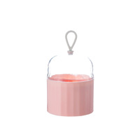 Support de rangement portable en plastique NFS pour éponges de maquillage et boîte de bureau pour houppettes et séchage