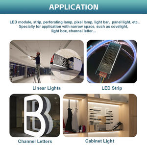 Alimentation LED à découpage Hyrite SMPS Slim 12V 24V 100W 200W 400W CE AC DC Haute Efficacité pour Éclairage Intérieur, Driver à Sortie Unique - Product Image 2