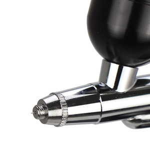 Compresseur d'aérographe avec buse de 0,3 mm, vitesse réglable, portable, alimentation par gravité, aluminium, double action - Product Image 2