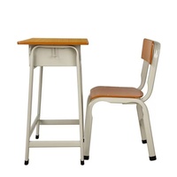 Meubles d'étude en métal de haute qualité au design moderne pour étudiants Table et chaises pour enfants pour bureau de professeur d'école à bas prix