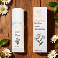 Kit de Soins Visage Apaisant et Hydratant à la Camomille Fermentée : Nettoyant, Tonique, Sérum, Crème et Masque à l'Argile pour Peaux Sensibles