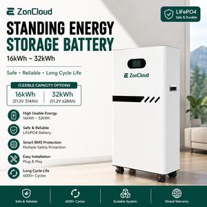 Hoge prestaties 51.2V 350Ah 17.92kWh staande LiFePO4 batterij, 6000 cycli, voor thuisnoodstroom - Product Image 1