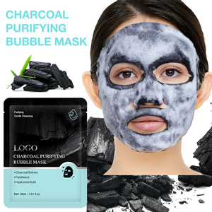Masque facial en bambou au charbon <span class=keywords><strong>de</strong></span> bois GUOCUI BIO TECH pour éliminer les points noirs, soin <span class=keywords><strong>de</strong></span> la peau, nettoyage en profondeur, extrait <span class=keywords><strong>de</strong></span> charbon <span class=keywords><strong>de</strong></span> bois, masque facial noir - Product Image 4