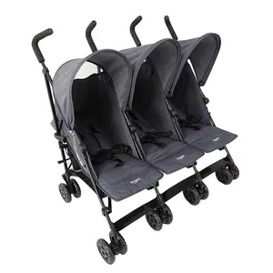 Poupée enfant détachable pour nouveau-né, 3 en 1, pour bébé, landau de luxe, deux poussettes doubles ou trois jumelles