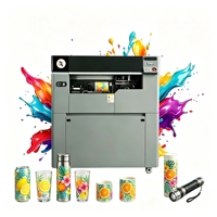 Imprimante UV à jet d'encre avec impression de logo personnalisé et base de stockage pour gobelets, bouteilles, tasses, pots et vases en métal, céramique, verre et plastique