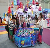 Machine de jeu de pêche électrique en fibre de verre pour enfants, modèle de simulation intérieur et extérieur pour centre commercial, parc d'aventure, super