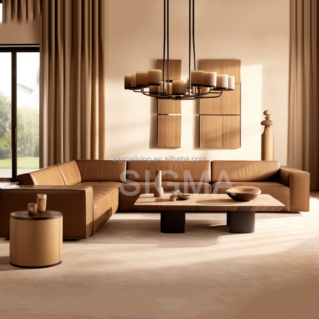 Indoor Furniture Living Room Sofa New Design Customize Fabric Modular Modern U Shape Sofa