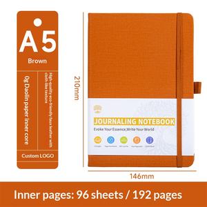 Cuaderno A5 de PU al por Mayor, con Logotipo Personalizado, en Blanco, de Alta Estética, Diario Simple para Estudiantes, Cuaderno de Regalo Empresarial - Product Image 6