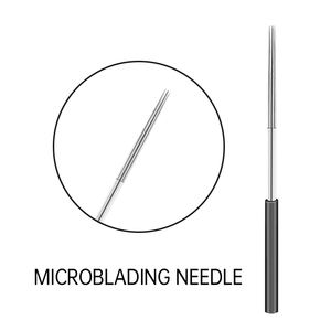 OEM/ODM חד פעמי פירסינג מחטי סיבוב קבוע איפור קעקוע מחטי Microblades מחט עבור גבות - Product Image 5