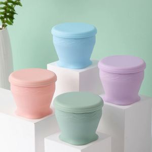 Offre Spéciale – Tasse en Silicone Pliable Multi-Usages 200 ml Anti-Fuite avec Bord Renforcé en Acier Inoxydable 304 – Vaisselle Réutilisable Écologique - Product Image 1