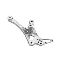 Pièces de moto usinées CNC en aluminium, triple collier de potence personnalisé, cadre OEM anodisé pour moto sportive
