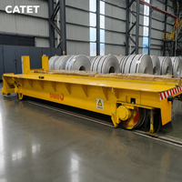 Chariot de transfert sur rail RGV alimenté en basse tension, véhicule de transport de charges lourdes de 50 tonnes pour la manutention et le transit de matrices en usine de grande taille