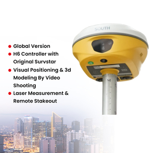 เครื่องรับสัญญาณเลเซอร์ GPS RTK SOUTH ALPS2 พร้อมช่องสัญญาณ 1698 ช่อง และ IMU Laser+กล้องสองตัว GNSS RTK สำหรับงานสำรวจที่ดิน AR Stake Out - Product Image 6