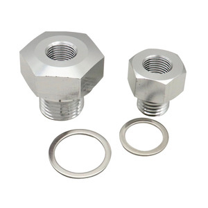 Aluminum Alloy Hydraulic <b>Adapter</b> M12 M16 For LS1 Coolant Temperature Gauge Accessory - Product Image 1