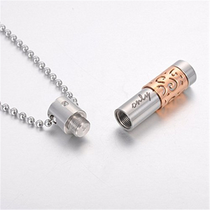 Set Coordinato Classico Religioso Ortodosso per Bambini 'Solo Amore per Lui e Lei' con Ciondoli Diffusori di Oli Essenziali in Acciaio Inossidabile - Product Image 4