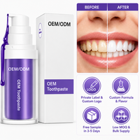 Fabricant de dentifrice OEM, étiquette privée, logo personnalisé, formule et saveur sur mesure, blanchissant, flacon pompe, échantillon gratuit, faible MOQ, approvisionnement en gros