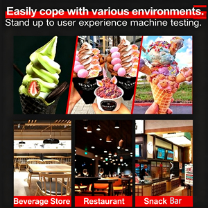 Thương mại <span class=keywords><strong>Ice</strong></span> <span class=keywords><strong>Cream</strong></span> Maker thép không gỉ thương hiệu máy nén <span class=keywords><strong>Twin</strong></span> <span class=keywords><strong>Twist</strong></span> cho nhà hàng Hot Bán Nhà máy cung cấp máy làm kem - Product Image 2