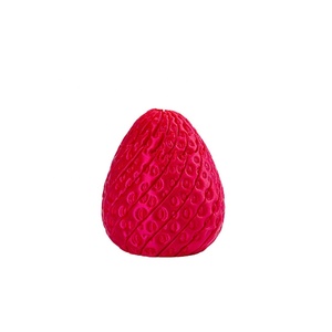 Juguete Antiestrés Creativo con Forma de Fresa Impreso en 3D, Juguete para Aliviar el Estrés, Estirable y Aprietable, Decoración de Escritorio para Niños y Adultos - Product Image 3