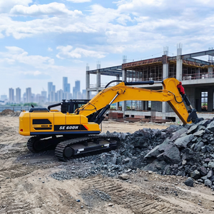 Excavatrice sur chenilles SE600H de 60 tonnes, fabrication chinoise, avec godet de 3,5 mètres cubes pour travaux miniers, de construction et de terrassement. - Product Image 1